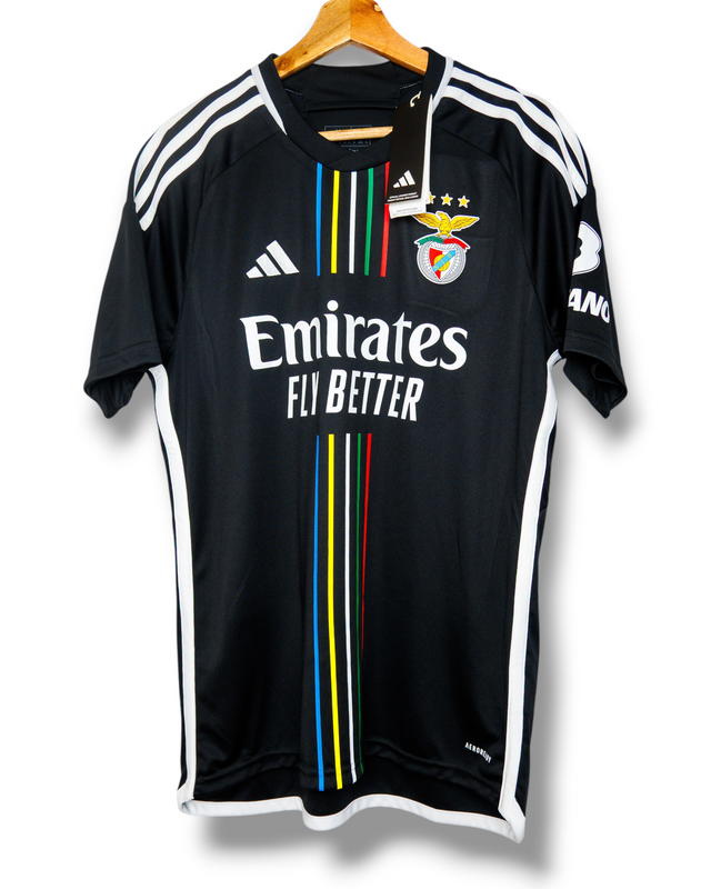 Benfica 2023/2024 Uit Shirt Neres #7 (M)