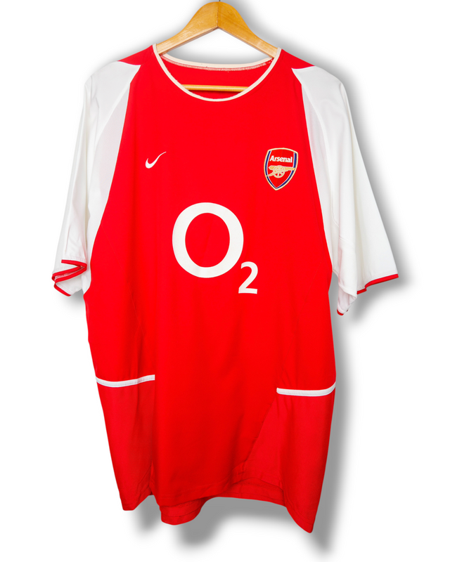 Arsenal 2002/2003 Thuis Shirt Bergkamp #10 (XL)