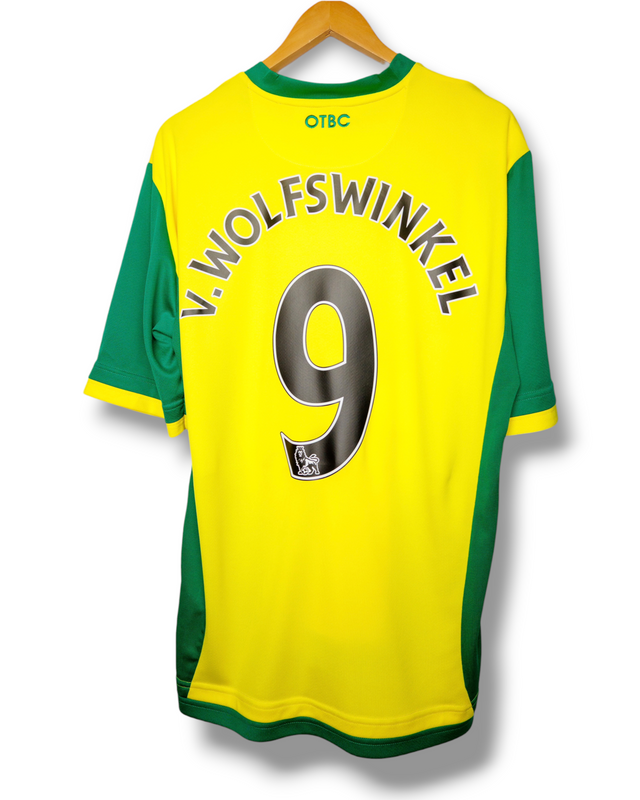Norwich City 2013/2014 Thuis Shirt V. Wolfswinkel #9 (XL)