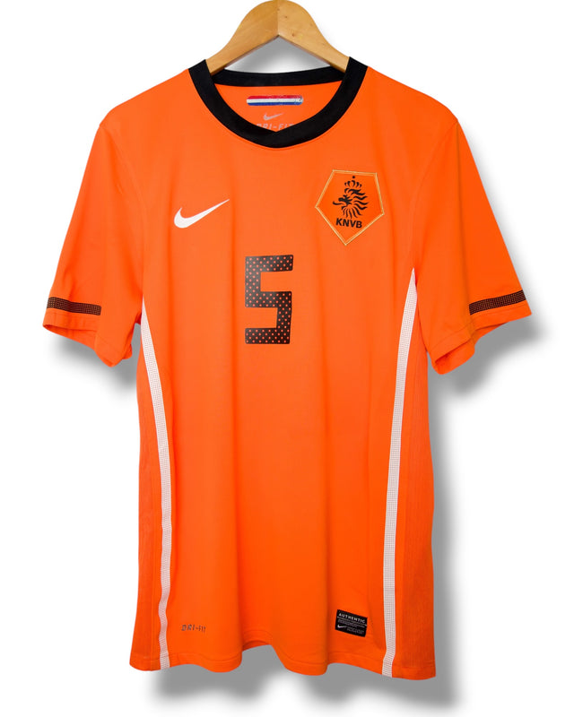 Niederlande 2010 Heimtrikot Van Bronckhorst #5 (M)