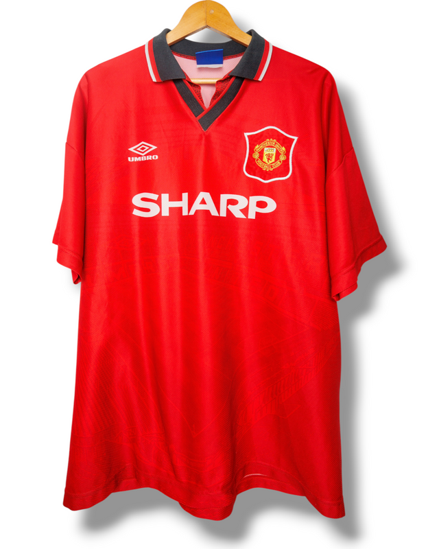 Manchester United 1994 Thuis Shirt Beckham #24 (XL)