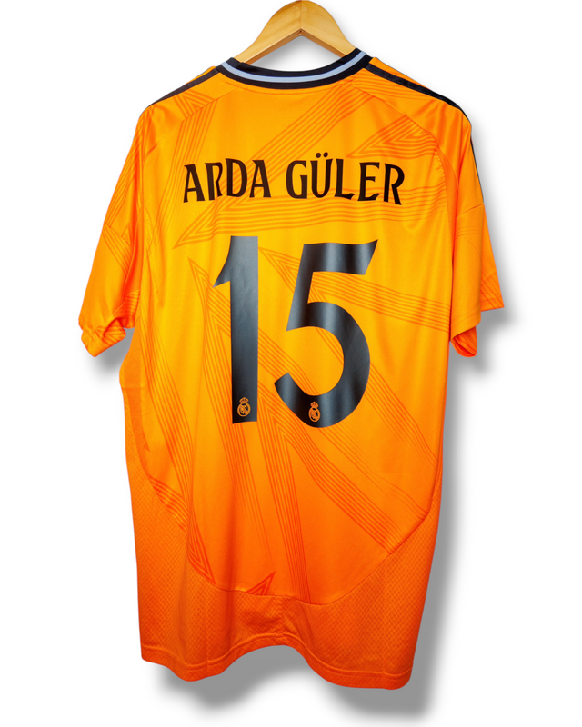 Real Madrid 2024/2025 Uit Shirt Arda Guler #15 (XL)