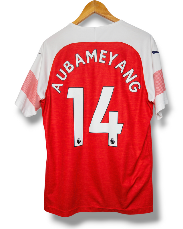 Arsenal 2018/2019 Thuis Shirt Aubameyang #14 (L)