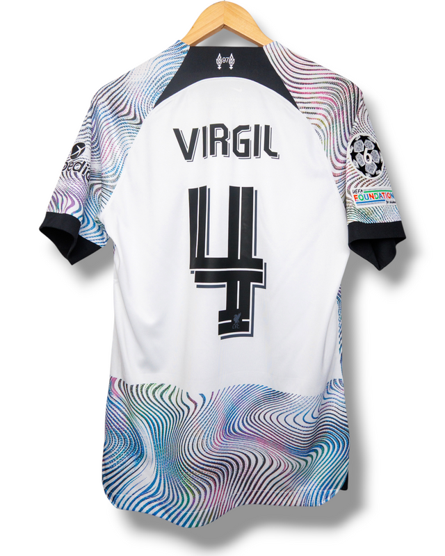 Liverpool 2022/2023 Auswärtstrikot Virgil #4 (S)