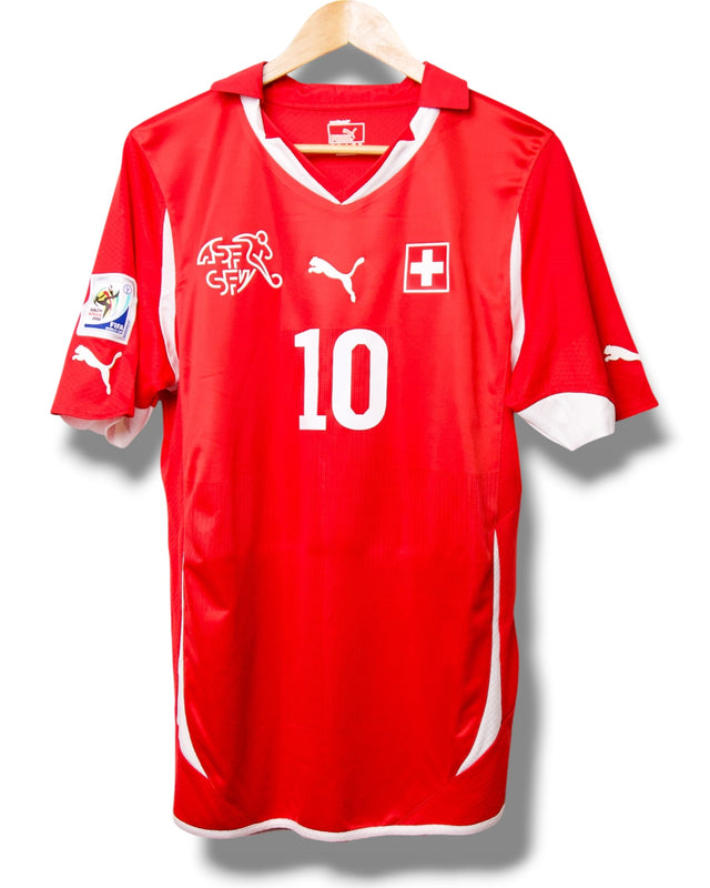 Switzerland 2010 Home Shirt Nkufo #10 (M)