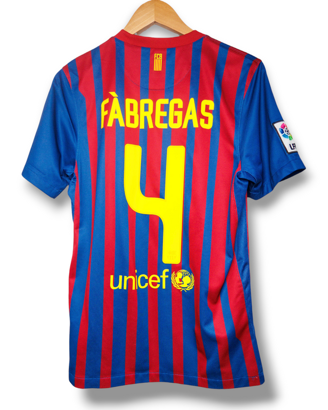 Barcelona 2011/2012 Thuis Shirt Fabregas #4 (S)