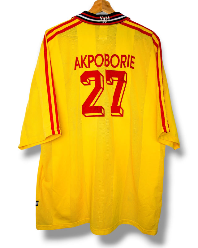 VFB Stuttgart 1997/1998 Uit Shirt Akpoborie #24 (XXL)