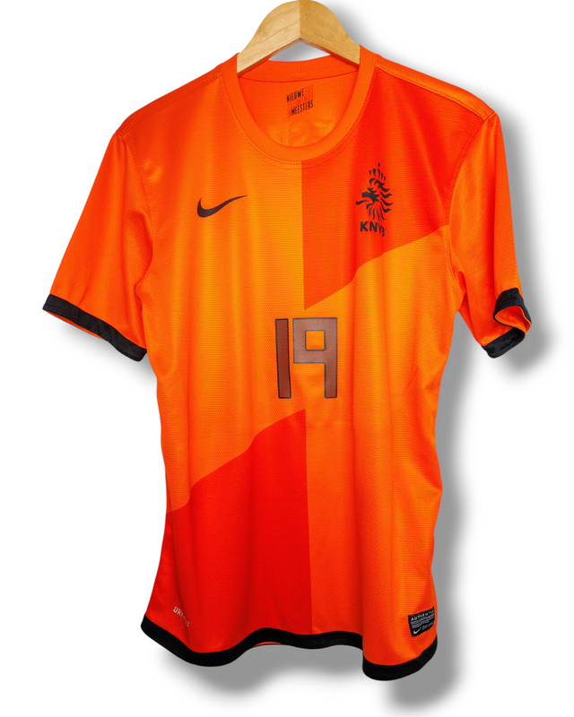 Nederland 2012 Thuis Shirt Van Wolfswinkel #19 (M)