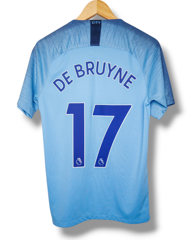 Manchester City 2017/2018 Thuis Shirt De Bruyne #17 (S)