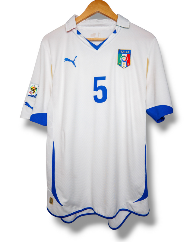 Italy 2010 Away Shirt Cannavaro #5 (L)