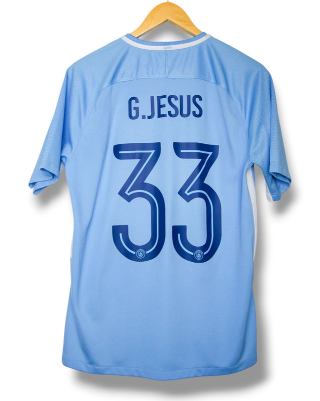 Manchester City 2017/2018 Home Shirt G.Jesus #33 (M)