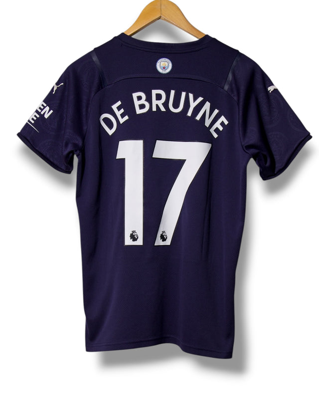 Manchester City 2021/2022 Auswärtstrikot De Bruyne #17 (S)