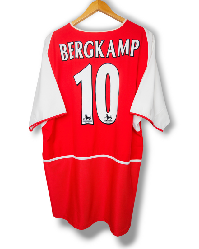 Arsenal 2002/2003 Thuis Shirt Bergkamp #10 (XL)