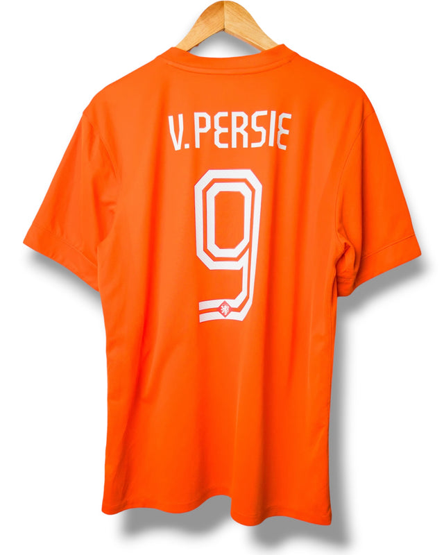 Niederlande 2014 Heim Trikot van Persie #9 (L)