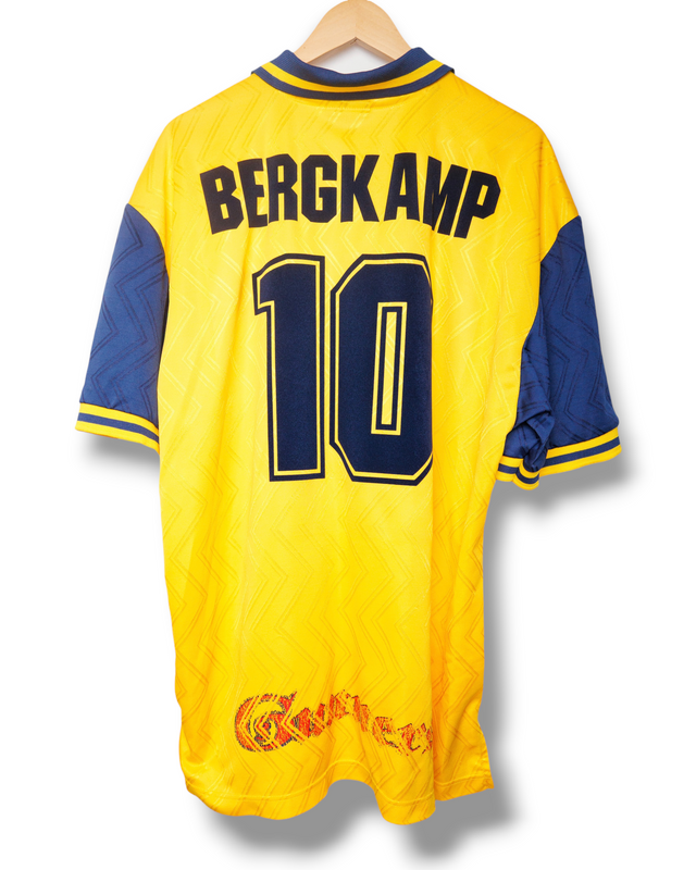 Arsenal 1996/1997 Uit Shirt Bergkamp #10 (XXL)