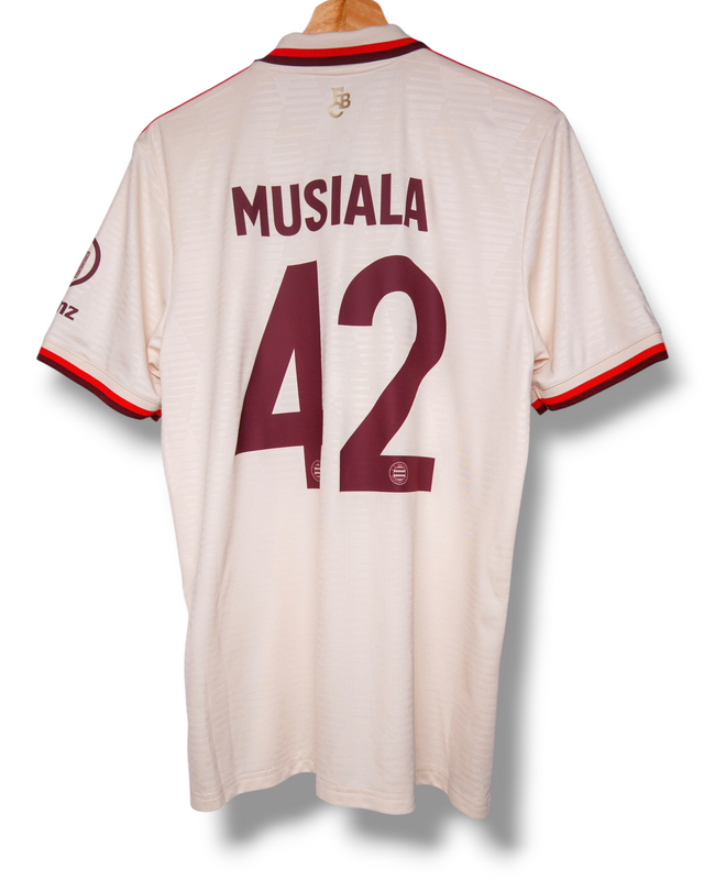 Bayern Munchen 2024/2025 Derde Shirt Musiala #42 (M)