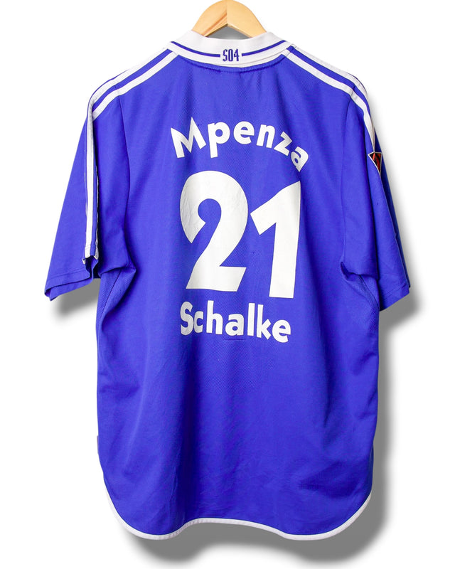 Schalke 04 2000/2001 Heimtrikot Mpenza #21 (XL)