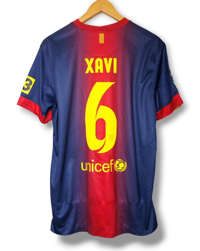 Barcelona 2012/2013 Thuis Shirt Xavi #8 (M)