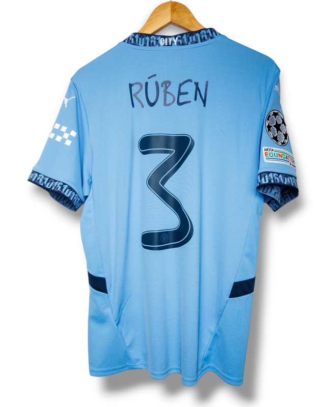 Manchester City 2024/2025 Thuis Shirt Ruben Dias #3 (L)