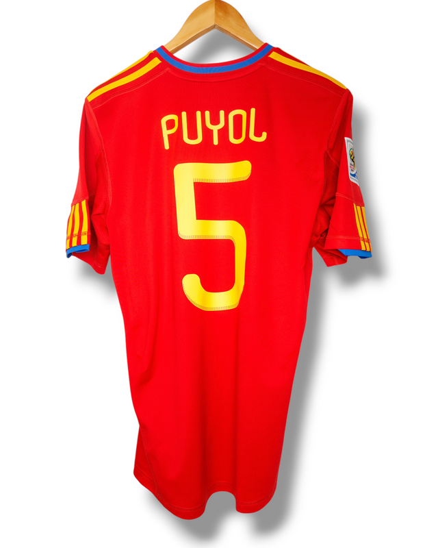 Spanje 2010 Thuis Shirt Puyol #5 (M)