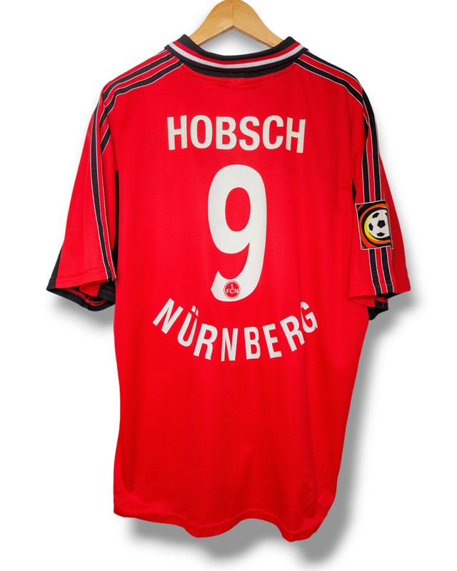 1. FC Nurnberg 1999/2000 Thuis Shirt Hobsch #9 (XL)