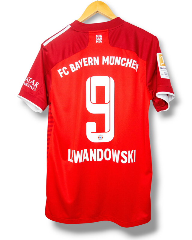 Bayern Munchen 2021/2022 Thuis Shirt Lewandowski #9 (M)