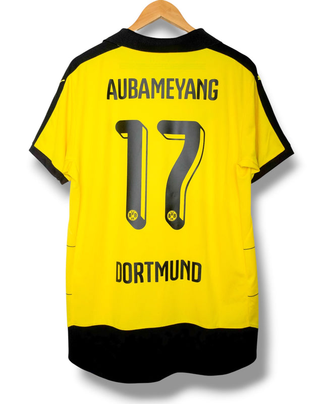 Dortmund 2015/2016 Home Shirt Aubameyang #17 (L)