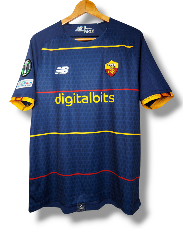 AS Roma 2021/2022 Vierde Shirt Abraham #9 (L)
