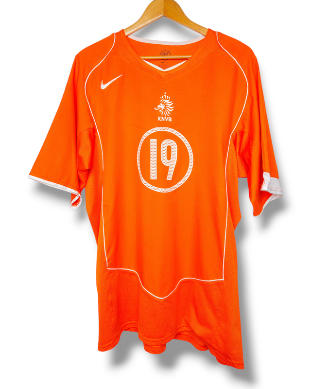 Nederland 2004 Thuis Shirt Robben #19 (XL)