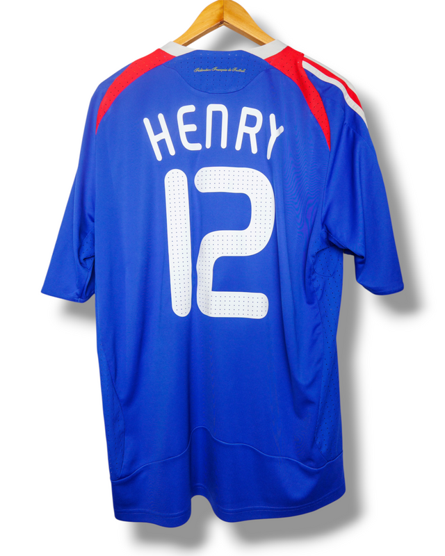 Frankrijk 2008 Thuis Shirt Henry #12 (L)