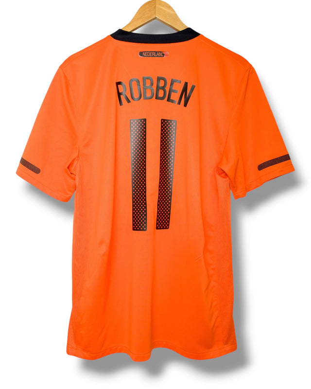 Netherlands 2010 Home Shirt Robben #11 (M)