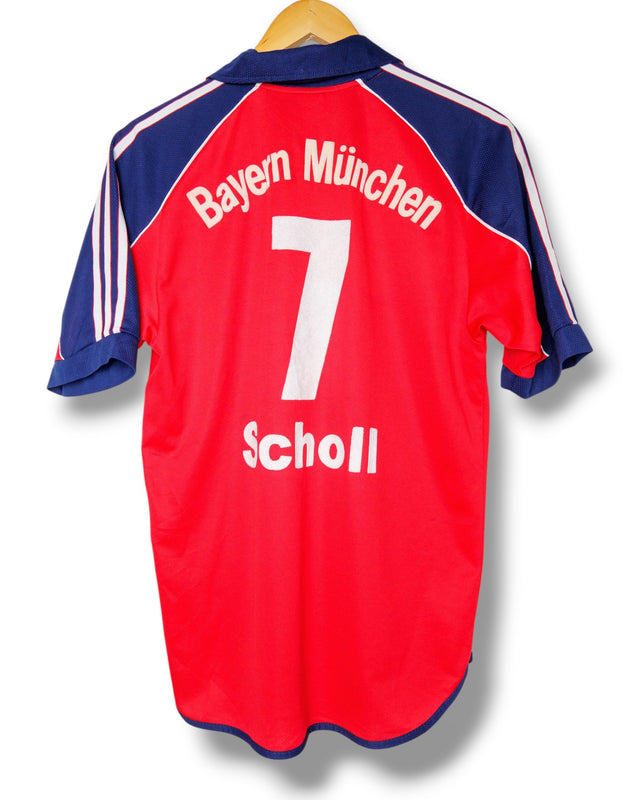 Bayern Munchen 1999/2000 Thuis Shirt Scholl #7 (S)