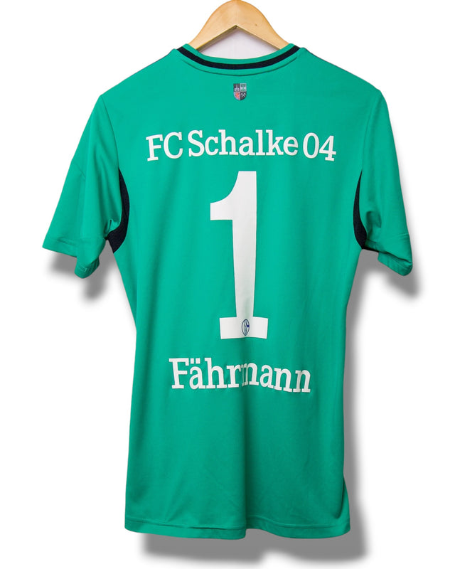 Schalke 04 2013/2014 Goalkeeper Shirt Fahrmann #1 (176)