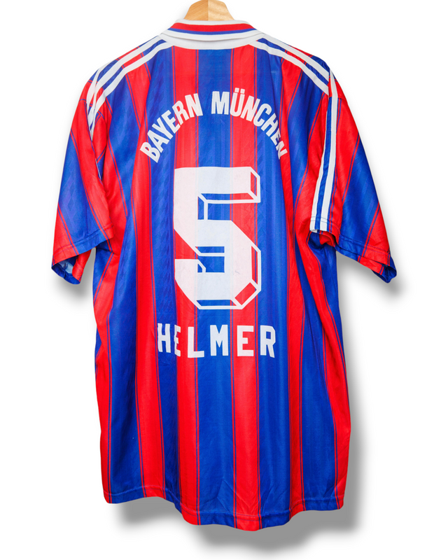 Bayern Munchen 1995/1996 Thuis Shirt Helmer #5 (XL)