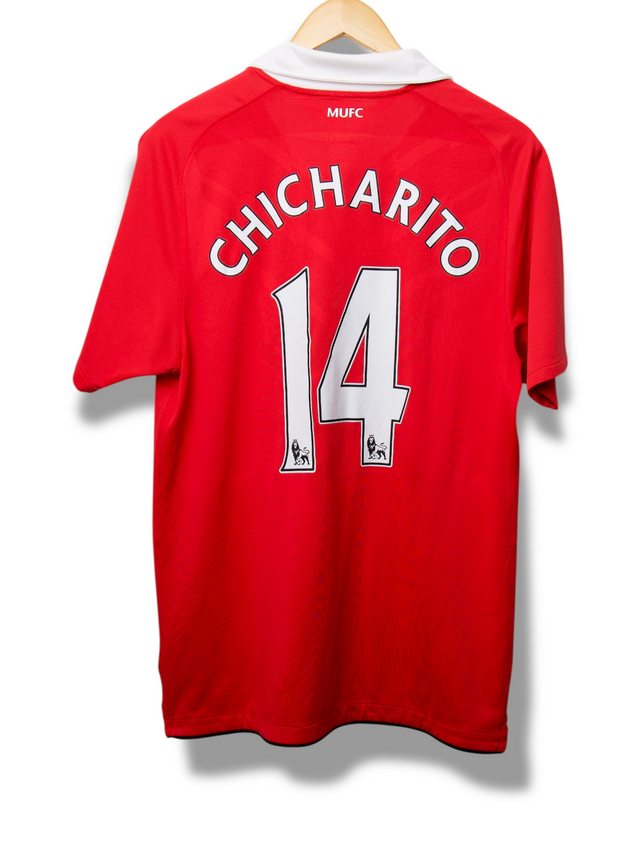 Manchester United 2010/2011 Home Shirt Chicharito #14 (M)