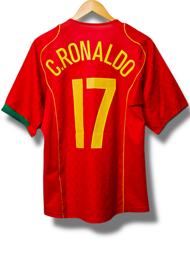 Portugal 2004 Heimtrikot Ronaldo #17 (M)