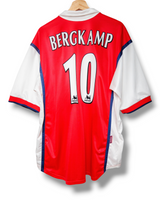 Arsenal 1998/1999 Thuis Shirt Bergkamp #10 (XL)