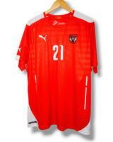 Oostenrijk 2014 Thuis Shirt Janko #21 (XL)