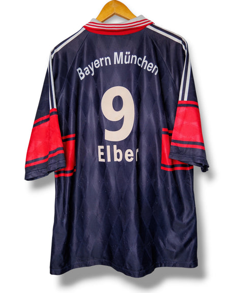 Bayern Munchen 1997/1998 Thuis Shirt Elber #9 (XL)