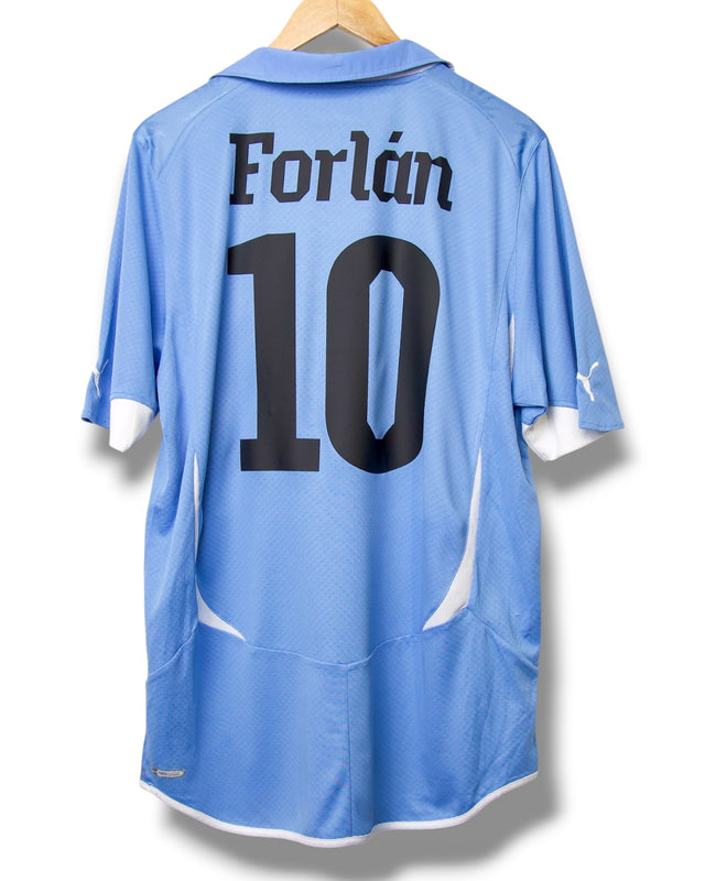 Uruguay 2010 Heim Trikot Forlan #10 (L)