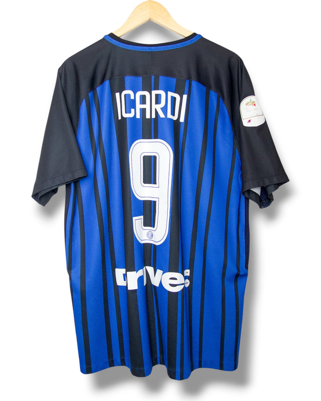 Inter Milan 2017/2018 Home Shirt Icardi #9 (XL)