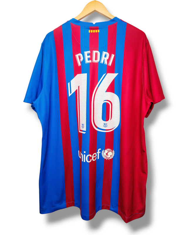 Barcelona 2021/2022 Thuis Shirt Pedri #16 (XXL)