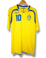 Schweden 2008 Heimtrikot Ibrahimovic #10 (L)