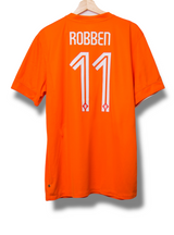 Netherlands 2014 Home Shirt Robben #11 (L)