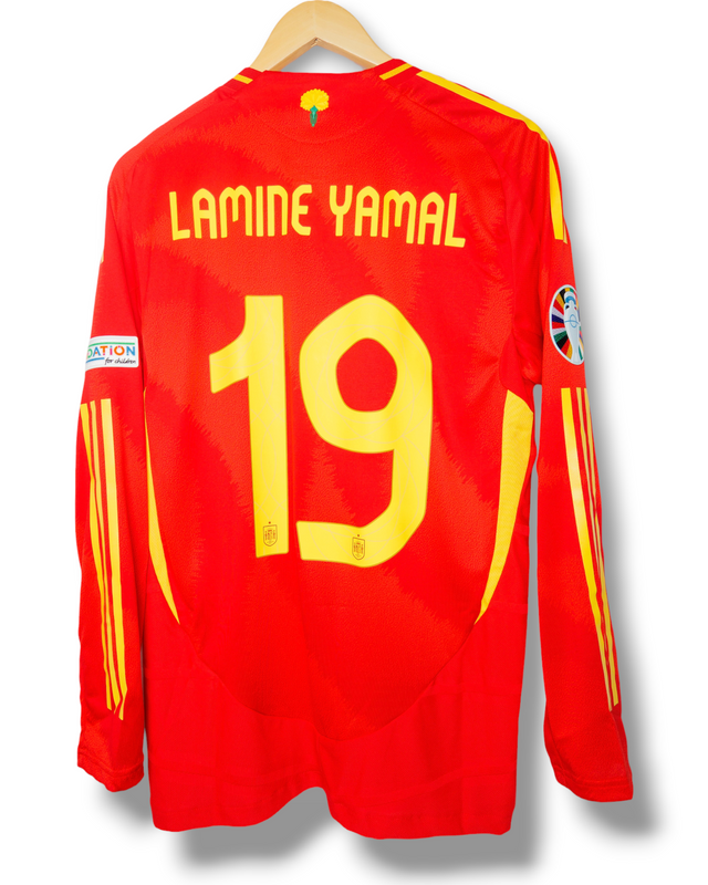 Spanje 2023 Thuis Shirt Lamine Yamal #19 (L)