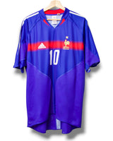 Frankrijk 2004/2006 Thuis Shirt Zidane #10 (XL)