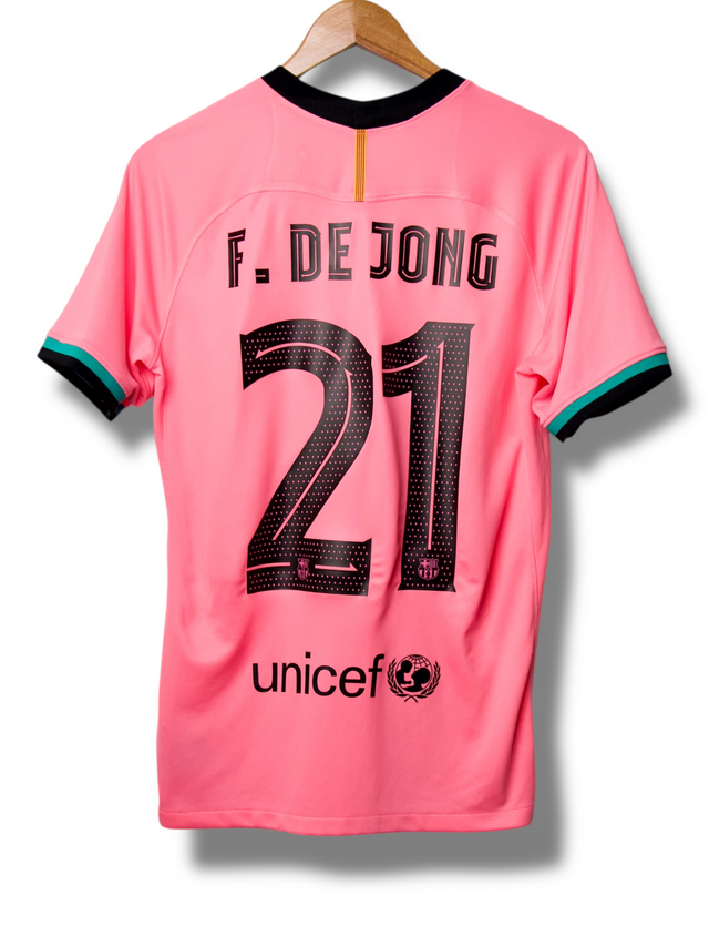 Barcelona 2020/2021 Third Shirt De Jong #21 (S)