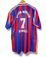 Bayern Munchen 1995/1996 Thuis Shirt Scholl #7 (XL)