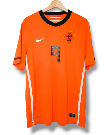 Niederlande 2010 Heimtrikot V Persie #9 (L)