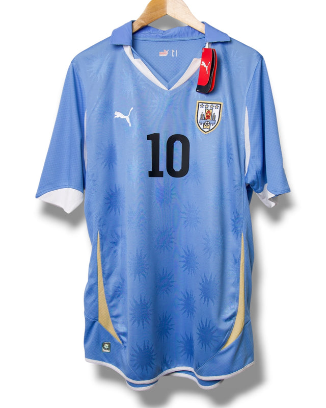 Uruguay 2010 Heim Trikot Forlan #10 (L)